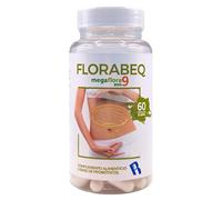 Bequisa Florabeq Simbiótico 60 Cápsulas - Mezcla Avanzada de Probióticos y Prebióticos - Equilibrio de la Flora Intestinal, Digestión Ligera y Defensas - Alivio de Gases e Hinchazón