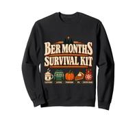 ber Months Survival Kit Caffeine Pumpkins Pie Festive Chaos Sudadera