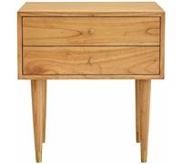 BERAH GETAH Mesita de noche de madera de mindi maciza