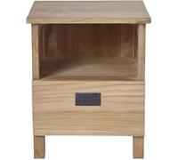 BERAH GETAH Mesita de noche de madera de teca maciza