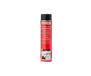 Berasit spray marcador de suelos, marcador profesional de calles y líneas, resistente a la intemperie, secado rápido, 600 ml, unidad de envío = 1 lata (negro)