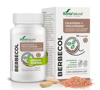 Berbecol 1300 mg, 30 comprimidos, Soria Natural | Berberis - Vitamina K2 y D - Coenzima Q10 - Cromo - Levadura roja de arroz