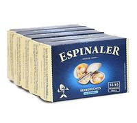 Berberechos al natural Espinaler - Pack de 5 latas de 55-65 - Conservas Gourmet de berberechos - Berberechos en conserva de tamaño pequeño para tu aperitivo