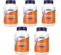 Berberina 400mg Glucosa Metabolismo Soporte 5X90gels NOW Foods Mct / Capric