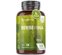 Berberina 500 mg 120 Cápsulas - Superalimento Vegano para Control de Peso