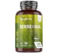 Berberina 500mg - 120 Cápsulas, 95% de Berberina Rica en Alcaloides - Para 4 Meses de Suministro - Suplemento de Berberine Apto para Veganos, Sin Alérgenos, Sin Gluten y Sin OGM