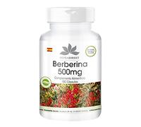 Berberina 500mg - altamente dosificada - Berberina HCL + Zinc - Vegana - 180 cápsulas | HERBADIREKT by Warnke Vitalstoffe - Calidad de farmacia alemana