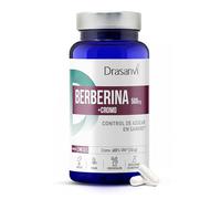 Drasanvi Cápsulas Berberina 500 mg + Cromo – 60 cápsulas veganas, 2 meses, sin gluten
