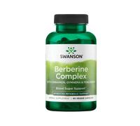 Swanson Complejo de berberina con canela, Gymnema y fenogreco - 90 cápsulas vegetales