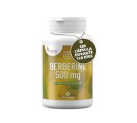 Berberina, Cromo, Pimienta Negra - 120 Cápsulas de 500 mg para 4 Meses - Suplemento Vegano en Dosis Alta - Sensilab