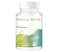 Berberina HCI con zinc - 750mg - altamente dosificado- vegano - 250 comprimidos | Vitamintrend®