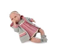 Berbesa Muñeca Valeria Cuerpo blandito, llora y Dice papá y mamá al abrazarla