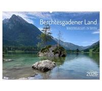 Berchtesgadener Land - Wanderhighlights in Bayern (Wandkalender 2026 DIN A2 quer), CALVENDO Monatskalender: Die schönsten Ausflugsziele rund um den Königssee.