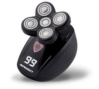 Berdsen Afeitadora eléctrica 5 en 1 cuchillas de acero giratorias dobles inalámbricas 5 cabezales 3 accesorios de peluquero Master BD-265 negro