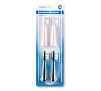 Berdsen Cabezales de repuesto para cepillo de dientes sónico - Compatible con Berdsen B4 - Limpieza precisa - Efecto blanqueador - Reduce la placa dental - Juego de 4 unidades