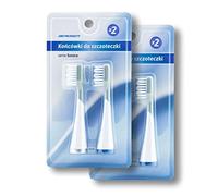 Berdsen, Cabezales de repuesto para cepillo de dientes sónico estándar compatible con Berdsen X1 (4 puntas)