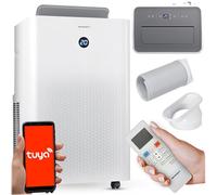 Berdsen Climatizador portátil 5 en 1-14000 BTU - Refrigeración, calefacción, deshumidificación, ventilación, modo de suspensión - Aplicación inteligente Tuya nergética