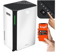 Berdsen Deshumidificador eléctrico - 20 L/24 h - Control WiFi LED App - Silencioso ahorro de energía Purificación de aire - Blanco
