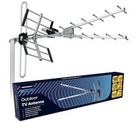 Berdsen DVBT2 Antena con Amplificador Interior 16 dB - Alcance de hasta 80 km - Antena Exterior Exterior Exterior - Filtro LTE - Full HD Ultra HD 4K