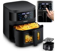 Berdsen Freidora de aire caliente XXL 8L - Airfryer con ventana y pantalla táctil - 1700 W - 12 programas - saludable sin grasa