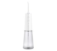 Berdsen Irrigador bucal - Inalámbrico - Funciona con pilas - Resistente al agua - Portátil - 5 cabezales 5 modos - 300 ml Blanco