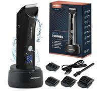 Berdsen Maquina de afeitar profesional para hombre, cortadora de barba, 4 cabezales de peine, 3-12 mm, color negro
