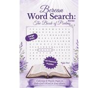 Berean Word Search: The Book of Psalms-Travel Size-50 Large Print Bible Word Search Puzzles with Floral Coloring Pages: Christian Puzzle Book for ... - Memory - Bible Study - Graduation-Fun-Games