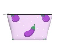Berenjena Vegetal Fruta, Bolsa de artículos de tocador Bolsa de Maquillaje Bolsa de cosméticos Bolsa de artículos de tocador de Viaje portátil