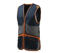 Beretta Chaleco de tiro unisex de malla completa - Chaleco transpirable y ligero para competición con bolsillos para cartuchos y ajuste cómodo, Large
