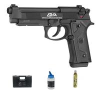 Beretta Elite IA blowback | Pistola de Airsoft Calibre 6mm semiautomática + Botella Green Gas + maletín PVC + biberón