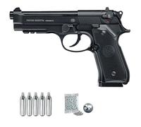 Beretta M92A1 blowback CO2 (4,5mm) | Pistola de Aire comprimido (Bolas de BB´s) Calibre 4,5 mm + 5 Cargas de Co2 + 500 Bolas. Full Metal. Blowback