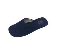 Berevëre Zapatillas de Estar por casa/Hombre/Chico Numeración 40 al 49/Puntera Abierta/Empeine Rizo/Suela Eva/Color Marino/Talla 43