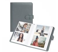 Berfea Álbum de fotos para Fujifilm Instax Wide 400/300/200/Wide EVO, álbum de 80 bolsillos para cámara instantánea Polaroid Now/OneStep POP/impresora de laboratorio i-Type/600/SX-70