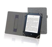 Berfea Funda protectora para eReader de 6 pulgadas, funda universal tipo libro de 6 pulgadas con soporte de mano para Kindle Paperwhite/Kobo/Tolino/Pocketbook/Vivlio/inkbook/BOOX de 6 pulgadas