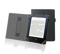 Berfea Funda protectora para eReader de 6 pulgadas, funda universal tipo libro de 6 pulgadas con soporte de mano para Kindle Paperwhite/Kobo/Tolino/Pocketbook/Vivlio/inkbook/BOOX de 6 pulgadas