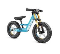 Berg Biky Cross Azul | Bicicleta sin Pedales para niños Desde 2 años | Ruedas 12 Pulgadas | con Freno de Mano | Diseño Seguro y Ligero | Ajustable para Crecimiento