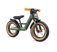Berg Biky Cross Trail Verde | Bicicleta sin Pedales para niños Desde 2 años | Ruedas 12 Pulgadas | con Freno de Mano | Diseño Seguro y Ligero | Ajustable para Crecimiento