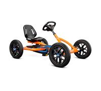 BERG Buddy B-Orange | Kart a Pedales Infantil con diseño Deportivo, Sistema BFR, Asiento Ajustable y Ruedas neumáticas | Go-Kart y Coche a Pedales Estable para niños 3-8 años