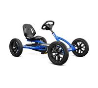 BERG Buddy Blue | Kart a Pedales Infantil Coche de Pedales go Kart para niños 3-8 años | Sistema BFR con Freno Rueda Libre y Marcha atrás | Asiento Ajustable | neumáticos de Aire para Exterior