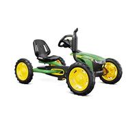 BERG Buddy John Deere | Kart a Pedales Infantil con diseño de Tractor, Sistema BFR, Asiento Ajustable y Ruedas neumáticas Todoterreno | Go-Kart y Coche a Pedales para niños 3-8 años
