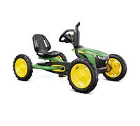 BERG Buddy John Deere | Kart a Pedales Infantil con diseño de Tractor, Sistema BFR, Asiento Ajustable y Ruedas neumáticas Todoterreno | Go-Kart y Coche a Pedales para niños 3-8 años