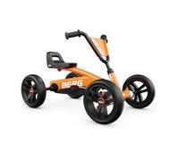 BERG Buzzy Orange | Kart a Pedales para Niños 2-5 Años | Ruedas EVA Silenciosas | Asiento Ajustable | Sistema de Tracción Directa | Estabilidad y Seguridad en Todo Terreno