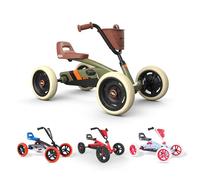 BERG Buzzy Retro Green Pedal Gokart, vehículo Infantil, Coche a Pedal, Kettcar a Partir de 2 años, Alta Seguridad y Estabilidad, vehículo de Pedales para niños