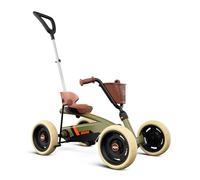 BERG Correpasillos Buzzy Retro 2-in-1 Verde | 2-5 años, cuadro resistente, asiento regulable, volante regulable