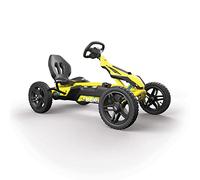 BERG Go-Kart Infantil a Pedales Rally DRT Yellow con 3 Marchas, Soundbox, suspensión Todoterreno y Edad Recomendada Desde 4 años | Diseño Robusto para Aventuras al Aire Libre