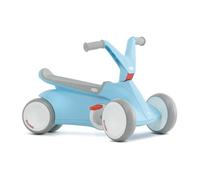 BERG GO2 Azul | Bicicleta sin Pedales y correpasillos 2 en 1 | Diseño Azul Moderno | Pedales Plegables | Ruedas EVA silenciosas | para bebés Desde 10 Meses | Seguro y fácil