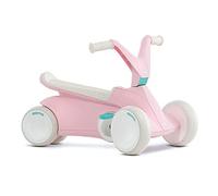 BERG GO2 Rosa | Bicicleta sin Pedales y correpasillos 2 en 1 | Diseño Rosa Moderno | Pedales Plegables | Ruedas EVA silenciosas | para bebés Desde 10 Meses | Seguro y fácil
