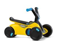 BERG Toys GO2 - Go Kart 2 en 1 2 en 1 para bebés y niños pequeños, para Interiores y Exteriores, 4 Ruedas, Juguete para niños de 10 a 30 Meses, Amarillo
