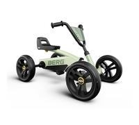 BERG Kart a Pedales Buzzy Vert | Verde, 2-5 años, cuadro resistente, asiento regulable, volante regulable