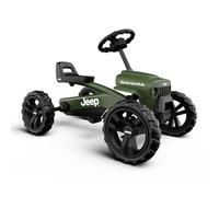 BERG Kart a Pedales Jeep Buzzy Sahara Jeep Sahara | 2-5 años, cuadro resistente, asiento regulable, volante regulable